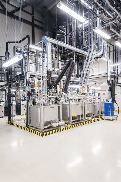 Vakuumdestillationsanlage (Fraunhofer CBP/Norbert Michalke)