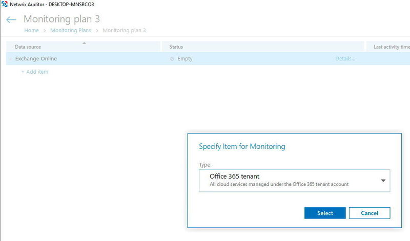 In Überwachungsplänen kann das Office 365-Abonnement angebunden werden. (Th. Joos)