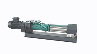Eccentric screw pumps very often work in applications with high wear on the pump. The stator adjustment unit can be used to readjust the stator of progressive cavity pumps with iFD stator. (Source:Netsch)