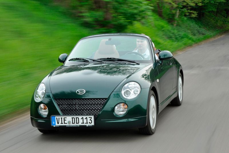 Niedlich, aber viel zu klein für Deutschland: der Daihatsu Copen. (Bild: Daihatsu)