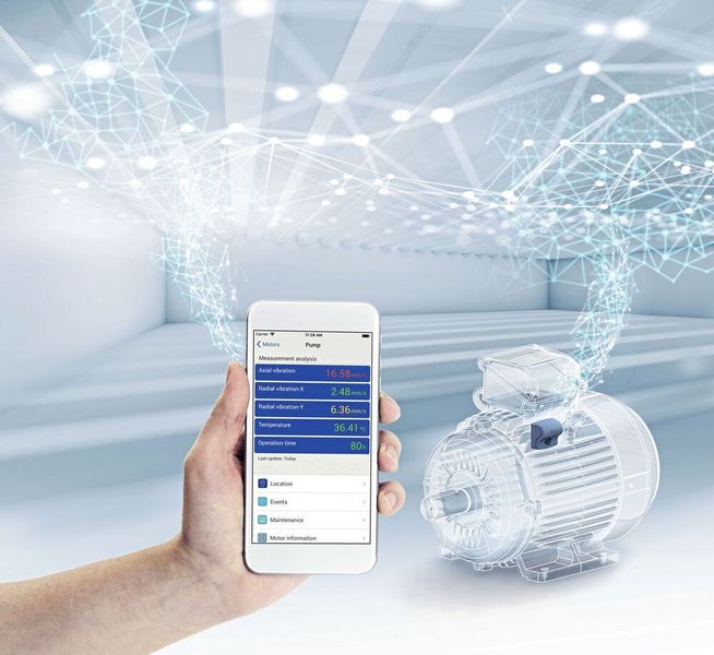 Wissen, wie es dem Motor geht: Mit dem WEG Motor Scan ist eine Echtzeitüberwachung möglich, um vorausschauende Wartungsmaßnahmen einzuleiten, die zu einer erhöhten Anlagenverfügbarkeit führen können. (WEG Germany)