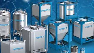Schäfer Container Systems zeigt mit Schäfer Cube erstmalig neue IBC-Lösung auf Achema (Schäfer Container Systems)