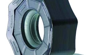 Die Multi-Edge-Double-8-Wendeplatte eignet sich für die wirtschaftliche Schruppbearbeitung von Gusswerkstoffen.  Bild: Fette (Archiv: Vogel Business Media)