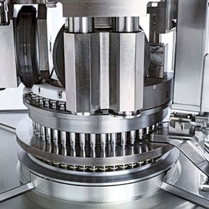 Der Pressraum der F20i mit Pmax-Rotortechnologie.(Bild:  Fette Compacting)