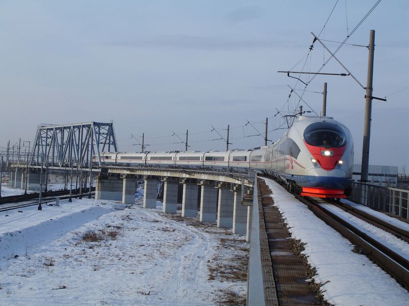 ... an einem Großauftrag für den Sapsan-Hochgeschwindigkeitszug in Russland im Vorjahr lag. (Bild: Siemens)