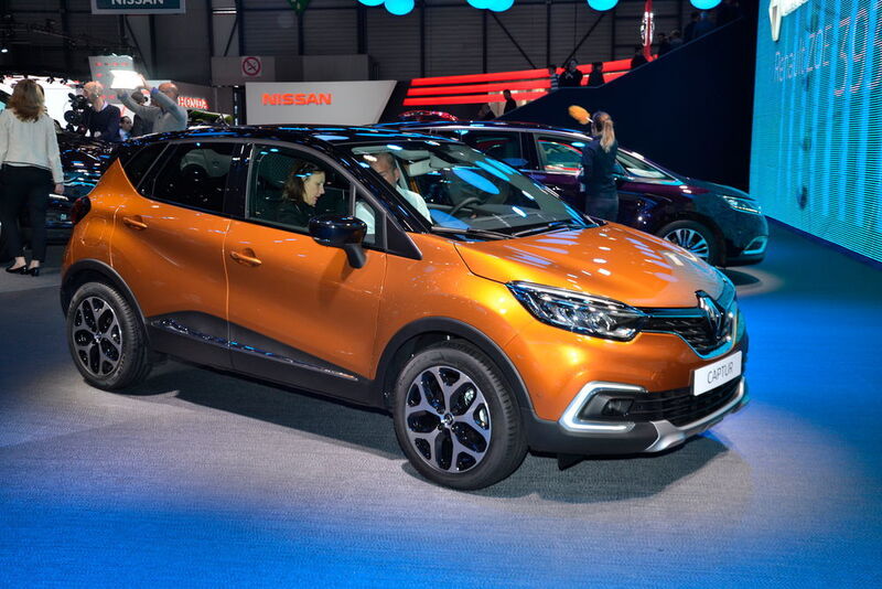 Renault präsentiert in Genf sein deutlich aufgewertetes Crossover-Modell Captur. Vor allem die Frontpartie hat sich verändert. (Mauritz / »kfz-betrieb«)