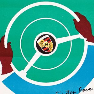 Gibt’s als Repro für ein paar Euro. Aber für ein originales Werbeplaket von 1956 wie dieses müssen Interessenten dann doch 7.230 Euro auf den Tisch blättern.(Bild:  Seidel)