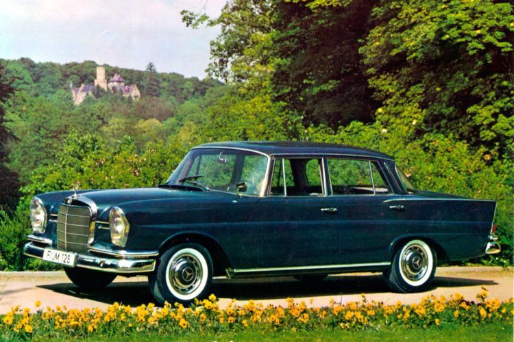 Hast Du was, bist Du was: Die S-Typen der Heckflossentypen (W111/112)  symbolisierten in den sechziger Jahren souveränen Luxus made in Stuttgart. (Foto: Daimler)