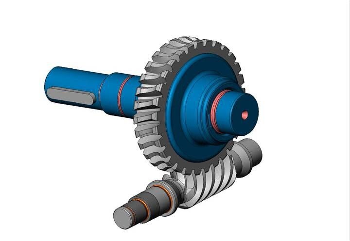 Schneckenverzahnung (Bild: SEW)