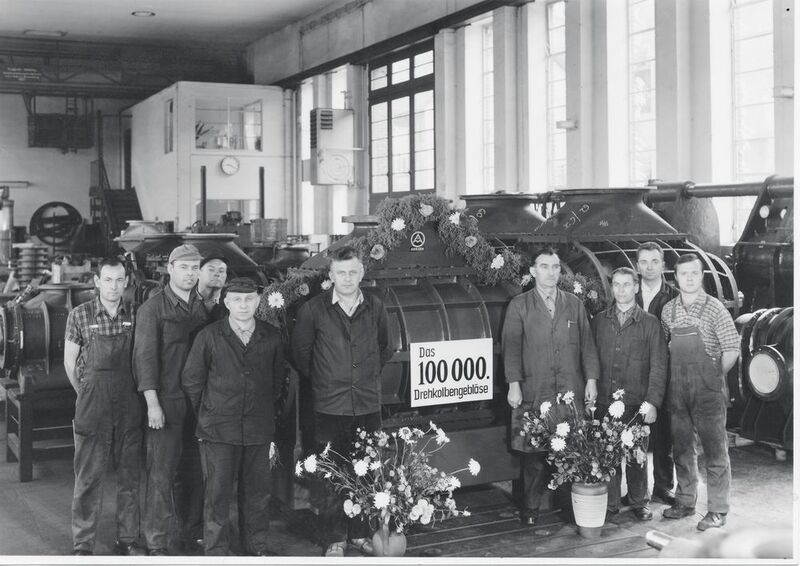 Das 100.000ste Drehkolbengebläse lieferte Aerzen bereits 1959 aus. Die Produkte der ersten Stunde sind noch heute ein wichtiger Bestandteil des Portfolios. (Aerzener Maschinenfabrik)