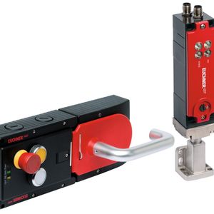 Moderne Lösungen für Zuhaltungen, wie die Multifunctional Gate Box MGB (LINKS) oder der CET von Euchner,  stellen bereits ein vollständiges Subsystem nach EN ISO 13849-1 dar, da die Auswertung der sicherheitstechnischen Signale bereits im Gerät integriert ist.