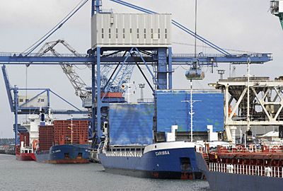 Am Schüttgutkai des Rostocker Hafens wurden im letzten Jahr 5,4 Mio. t umgeschlagen.  (Archiv: Vogel Business Media)