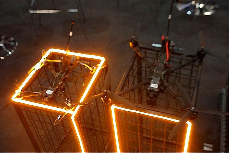 Der Sektor Defense nimmt auf der diesjährigen Airtec breiten Raum ein. Dazu gehören unter anderem auch Drohnen ukrainischer Hersteller (Bild: Maschinenmarkt/rw)