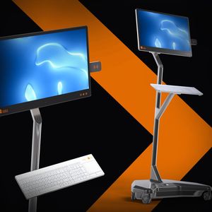Tydora vereint modernes HMI, mobile Workstation und reinraumoptimiertes Design in einer vollständig integrierten Plattform.(Bild:  Systec & Solutions)