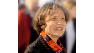 Dorothee Bürkert (2005) übernahm nach dem Tod ihres Mannes in den 1970er-Jahren Bürkert Fluid Control Systems und wandelte es zu einem kooperativen Unternehmen. (Bild: Andreas Bürkert)