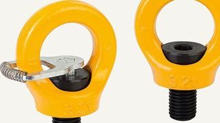 Die robusten Anschlagpunkte eignen sich zum Heben und Transportieren von Lasten vorwiegend zwischen 30 und 4500 kg im Anlagen- und Maschinenbau. (Bild: Norelem)