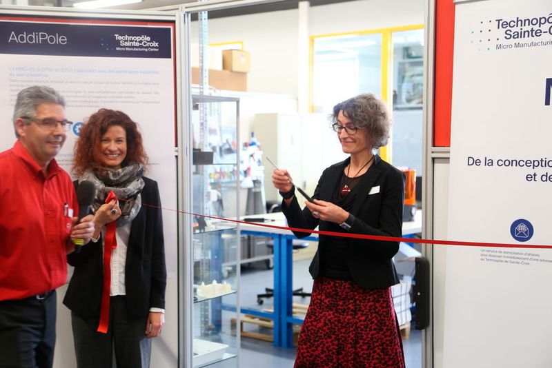 AddiPole, le nouveau centre de compétences en fabrication additive et reverse engineering basé au Technopôle de Ste-Croix, offre l’ensemble des technologies et des compétences permettant de réaliser des composants et des systèmes fonctionnels et finis prêts à l’usage par procédés additifs. (JR Gonthier)