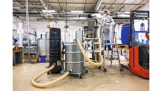 Staub absaugen – am besten direkt an der Entstehungsstelle  (Bild: Ruwac Industriesauger GmbH)