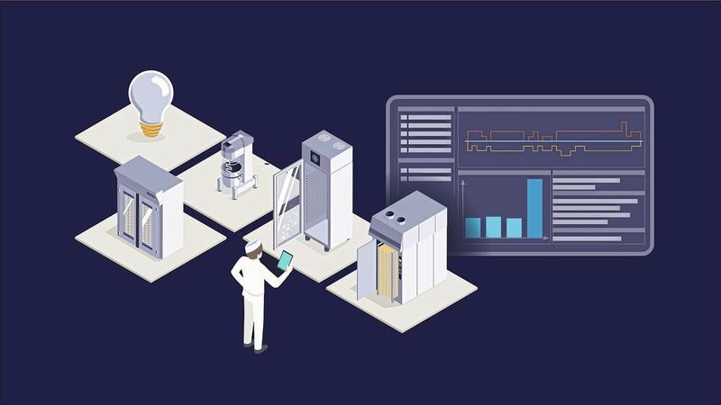 Ein systematisches Energiemonitoring ist für vergleichsweise kleine Bäckereien sogar besonders interessant. Denn  je kleiner die Produktion, umso höher  ist der spezifische  Energieeinsatz pro verbrauchter Tonne Mehl.  (Bild: Siemens)