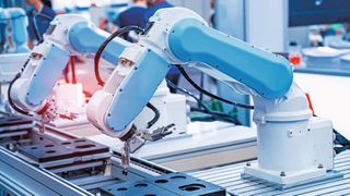 Zum Einsatz kommen Flux-Encoder beispielsweise als Last- und Motor-Encoder in Gelenken von Industrierobotern. (Bild: xiaoliangge - stock.adobe.com)