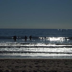 Bei herrlichem Wetter wagten einige den Sprung in den Pazifik.