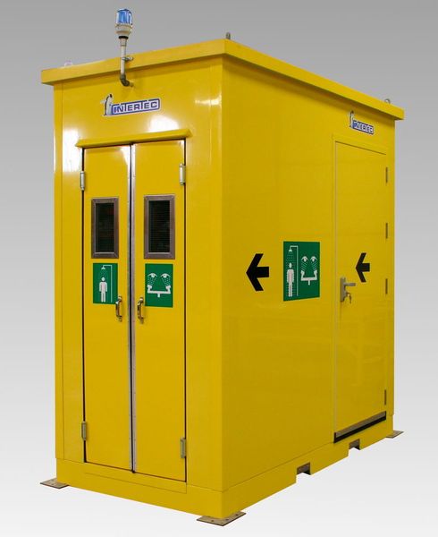 Intertec has launched a new range of emergency safety showers that are optimized for use in harsh locations. (Intertec)