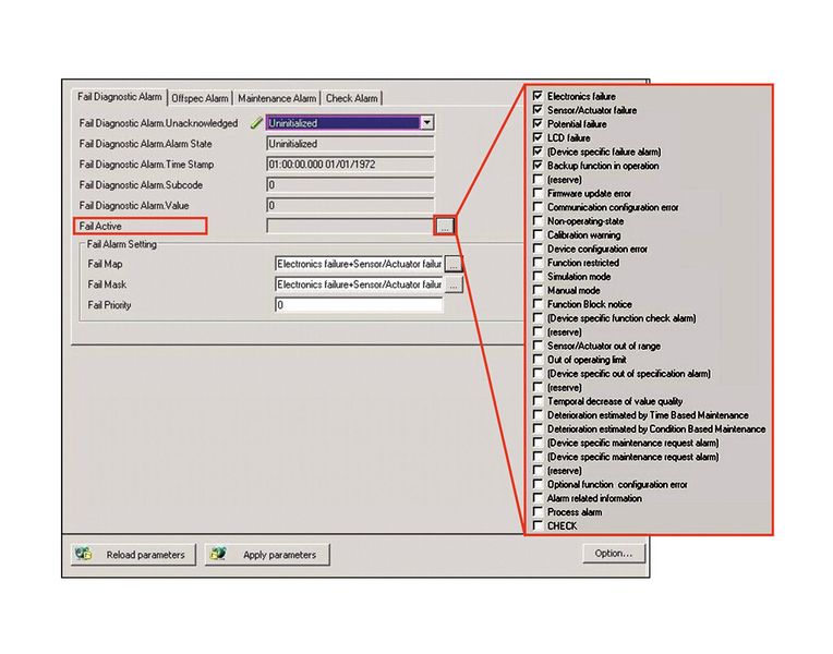 Individuelles Mapping für ein Foundation-Fieldbus-Gerät im Plant Resource Manager (PRM)  (Bild: Yokogawa)