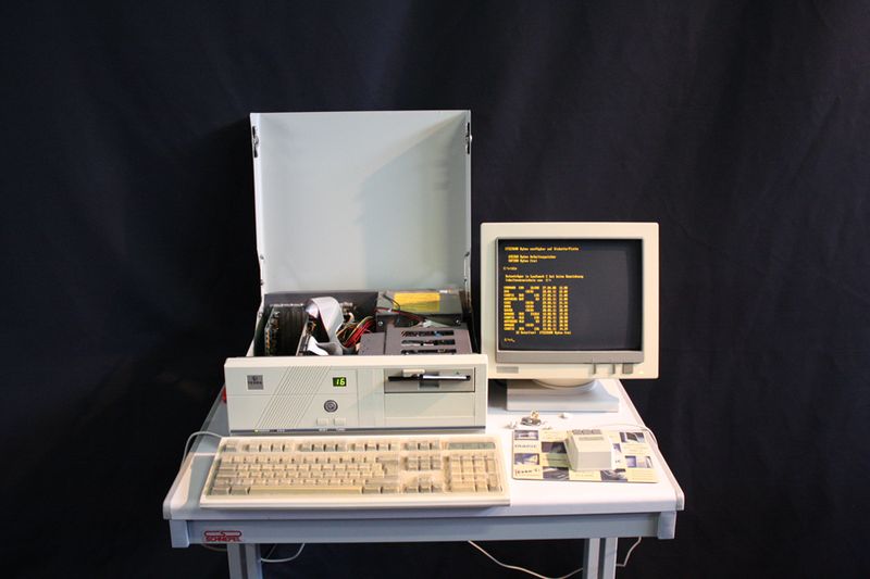 Einer der ersten Wortmann-PCs (Archiv: Vogel Business Media)