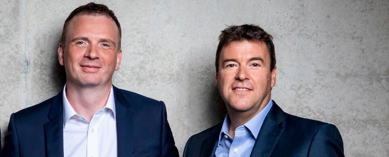 Die neu berufenen Geschäftsführer der Cadfem Germany GmbH: Josef A. Overberg und Dr.-Ing. Matthias Hörmann.(Bild:  Cadfem)