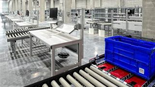 Bis zu 700 Mitarbeiter sollen im neuen Warendienstleistungszentrum von Breuninger – an Arbeitsplätzen von „Krieg Workflex“. (Krieg)