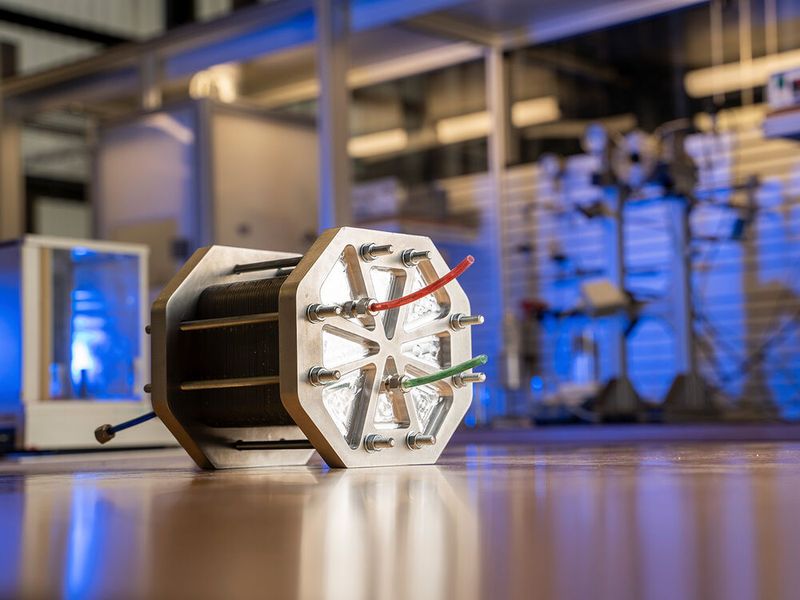 Momentan werden die Kosten für Stack-Komponenten von Bipolarplatten dominiert, da mit Blick auf die Korrosionsbeständigkeit häufig Titanwerkstoffe genutzt werden müssen. (Bild: Fraunhofer Umsicht)