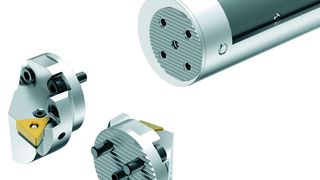 Vorbei mit Lärm und Ohrenstopfen beim Ausdrehen! Dieses vibrationsfreie Bohrstange fürs Ausdrehen hat Kennametal jetzt im Portfolio. Man braucht sie nur auspacken, und schon kann es los gehen. Sie ist für viele Schneidköpfe ausgelegt, innen gekühlt und erhöht die Zerspanungsleistung im Vergleich zu Vollhart- oder Schwermetall-Typen. (Kennametal)