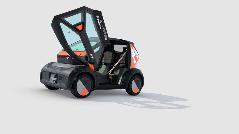 Die Renault-Tochter Mobilize will mit dem Duo beziehungsweise der Cargo-Variante Bento einen Nachfolger für den Renault Twizy bauen. (Bild: Renault)