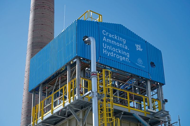 Die Anlage ist für 28 Tonnen Ammoniak täglich ausgelegt. Daraus sollen rund vier Tonnen Wasserstoff pro Tag entstehen. (Bild: thyssenkrupp Uhde)