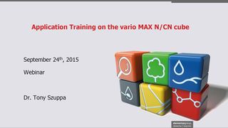 Application_Training_on_the_vario_MAX_N_CN_cube ()