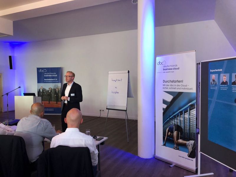 Olaf Kaiser (UBEGA) gab nützliche Tipps zur Unternehmensorganisation... (dbc (deutschlands business-cloud))