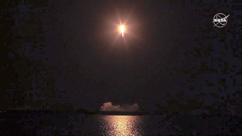 Start des Versorgungsflugs Space X CRS-20 zur Internationalen Raumstation ISS von Cape Canaveral, USA am 6. März um 23:50 Uhr EST. (Bild: NASA)