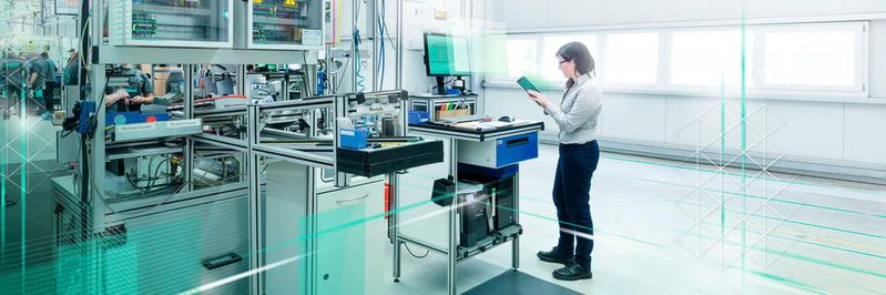 In einigen Wilo-Produktionsbereichen werden die schlanken Fertigungsprozesse bereits erprobt. (Bild:  Wilo)