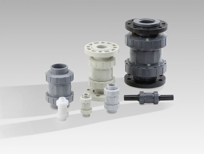 GF Piping Systems Rückschlagventile Typ 661/562 (Bild: GF Piping Systems)