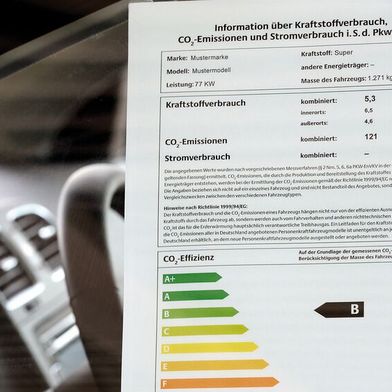 Die Vorgaben der EU-Pkw-EnVKV belasten die Autohändler und führen seit Jahren zu Abmahnungen durch die DUH. Die nationale Umsetzung soll die Unklarheiten beseitigen, fordert der ZDK in seiner Stellungnahme zum Referentenentwurf. (Bild: Dena)