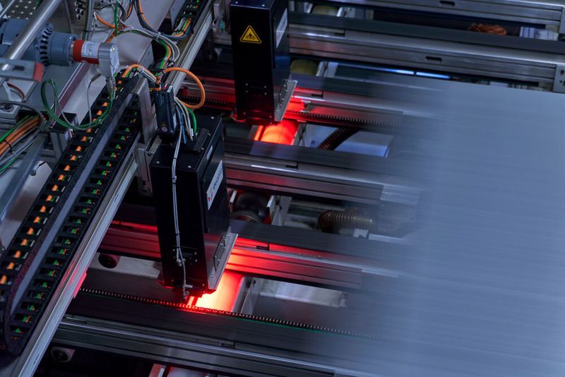 Das System „iQ Press“ erfasst mithilfe der Codierung Material- und Prozessparameter wie zum Beispiel die Dicke des Blechs und der Beölungsschicht, die Temperatur oder die Geschwindigkeit der Pressen und verknüpft diese mit der Qualität der produzierten Teile. (Bild: BMW)