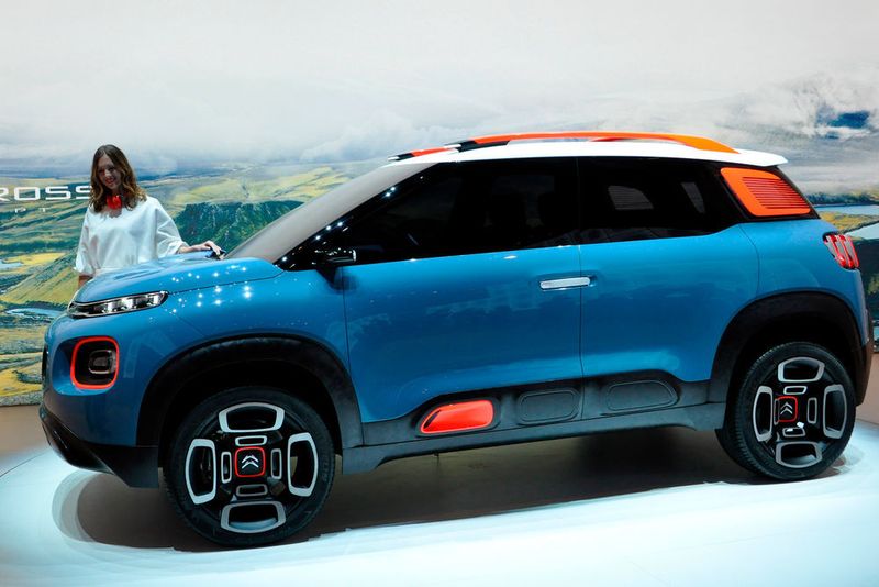 Citroën gibt mit dem C-Aircross Concept einen recht konkreten Ausblick auf sein zum Jahresende erscheinendes Mini-SUV. (Wehner / »kfz-betrieb«)