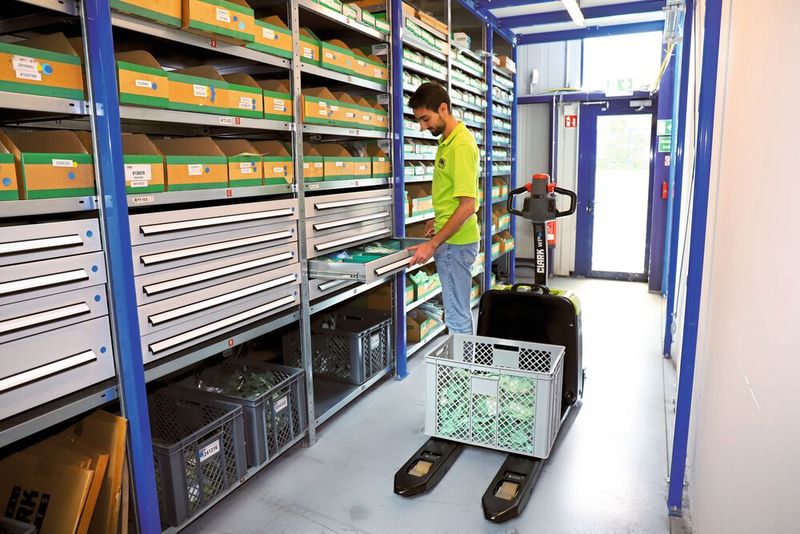 Niederhubwagen der Wipo-Serie von Clark. (Bild: Clark)