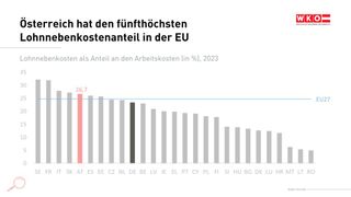 Die Lohnnebenkosten in Österreich gehören zu den höchsten in der EU. (Bild: DMC)