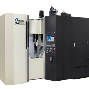 Die DA300 von Makino ist ein vertikales Fünf-Achs-Bearbeitungszentrum mit der gleichen Produktivität wie horizontale Maschinen.