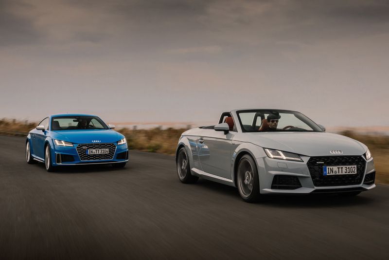 Für den Basis-TT steigt der Preis um rund 2.000 auf 35.000 Euro, der des Roadsters um 2.150 Euro auf nun 37.500 Euro.  (Audi)