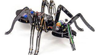 Mit dem bionischen Roboterbausatz „variAnt“ kann eine Ameise nachgebildet werden. Sie läuft und verhält sich beinahe wie ihr lebendes Vorbild.  (Bild: Variobot)