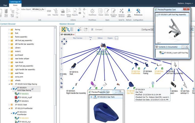 Solid Edge SP für das grafische und intuitive Design-Management.  (Siemens PLM)
