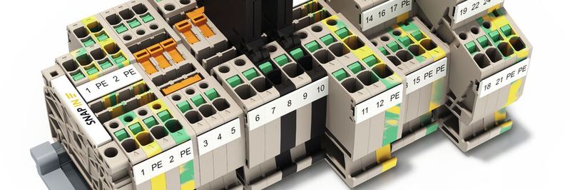 Vorkonfektionierte Klemmleiste mit Snap In, der Anschlusstechnologie der Zukunft.(Bild:  Weidmüller)