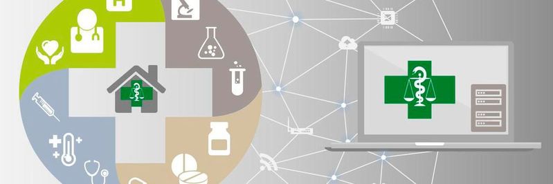 Eine Digitale Hausapotheke ist ein Beispiel eines Digital Twins, wobei der Konsument via App die reale Hausapotheke erfasst, um Medikamente und Rezepte zu verwalten. Medikamente können mittels Online-Bestellungen bei einer Versandapotheke bestellt werden.(Bild:  Studierendenteam des Masterstudiengangs Corporate/ Business Development der FHS St. Gallen)